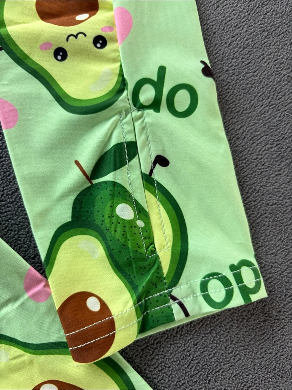 Kids Light Green Avocado Hooded Swim Coverup